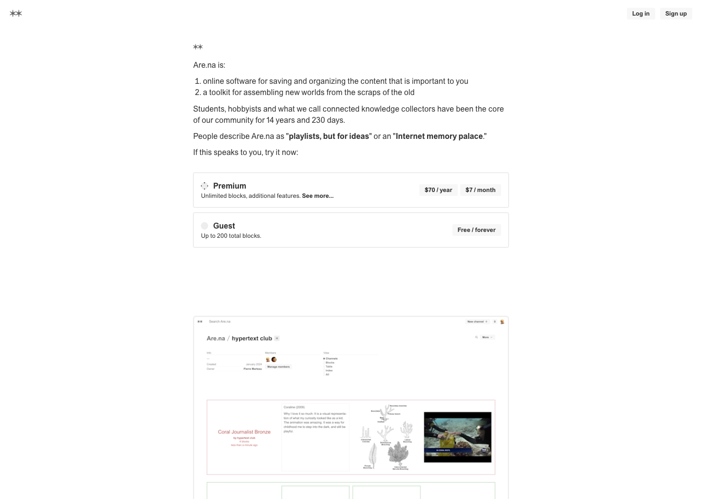 Are.na board screenshot