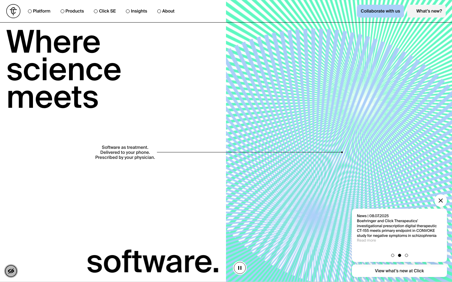 Click Therapeutics screenshot