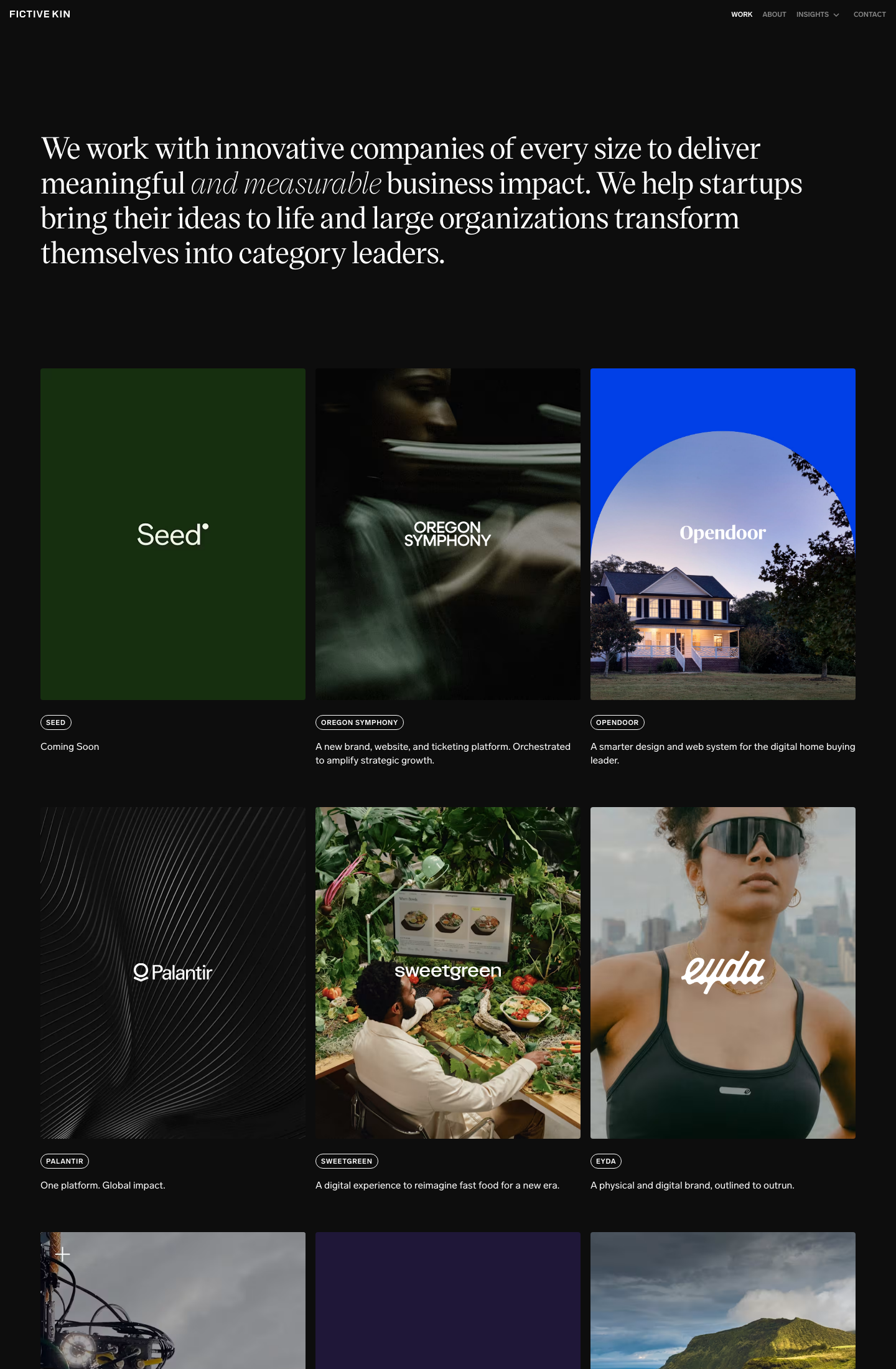 Fictive Kin / Work screenshot